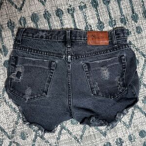 One teaspoon bandits shorts denim size 26
